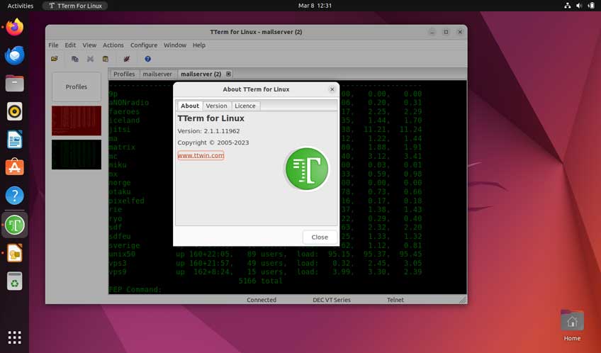 TTerm for Linux released for Ubuntu 22